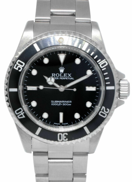 Rolex Submariner No Date Steel Black Dial Oyster Mens 40mm Watch F 14060