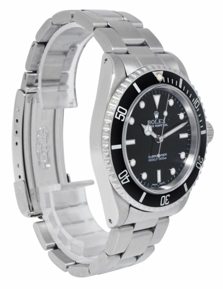 Rolex Submariner No Date Steel Black Dial Oyster Mens 40mm Watch Z 14060M