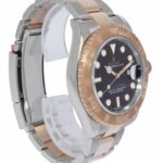 Rolex Yacht-Master 18k Rose Gold/Steel Black Dial 40mm Watch  B/P '19 116621