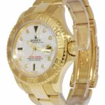 Rolex Yacht-Master 18k Yellow Gold MOP Sapphire/Diamond Dial 40mm Watch K 16628