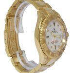 Rolex Yacht-Master 18k Yellow Gold MOP Sapphire/Diamond Dial 40mm Watch K 16628