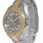 Rolex Yacht-Master 18k Yellow Gold/Steel Gray Dial 40mm Watch F 16623