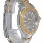 Rolex Yacht-Master 18k Yellow Gold/Steel Gray Dial 40mm Watch F 16623