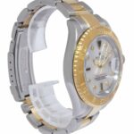 Rolex Yacht-Master 18k Yellow Gold/Steel MOP Serti Diamond 40mm Watch D 16623