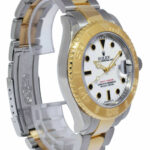 Rolex Yacht-Master 18k Yellow Gold/Steel White Dial Mens 40mm Watch '12+ 16623