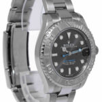 Rolex Yacht-Master 37 Steel 
Platinum Rhodium Dial Oyster Watch B/P '20 268622