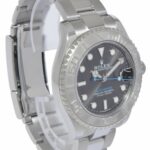 Rolex Yacht-Master 37 Steel 
Platinum Rhodium Dial Oyster Watch +Card'20 268622