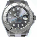 Rolex Yacht-Master 40 Steel 
Platinum Rhodium Dial Mens Watch 116622