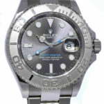 Rolex Yacht-Master 40 Steel 
Platinum Rhodium Dial Mens Watch 116622