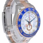 Rolex Yacht-Master II 18k Rose Gold/Steel White Dial Mens 44mm Watch 116681