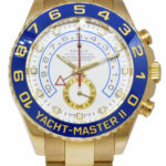 Rolex Yacht-Master II 18k YG White Dial Ceramic 44mm Watch+ Card V 09' 116688