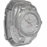 Rolex Yacht-Master Steel 
Platinum Silver Dial Ladies 35mm Watch M 168622