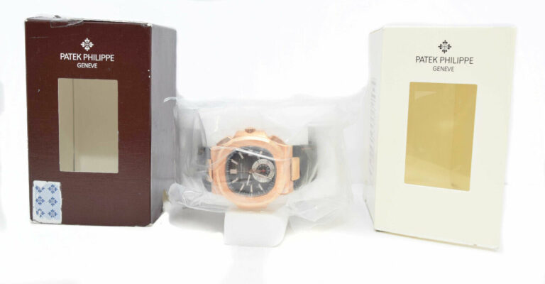 Sealed Patek Philippe 5980 Nautilus Chronograph 18k RG Chocolate B/P '15 5980R