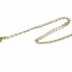 Tiffany 
Co. Heart Key 18k Yellow Gold Pendant Long Chain Necklace 31"