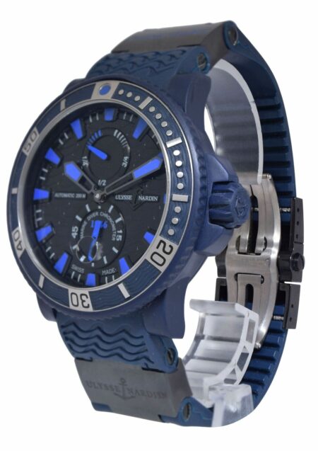 Ulysse Nardin Maxi Marine Diver Blue Sea Steel/Rubber Mens Watch 263-97