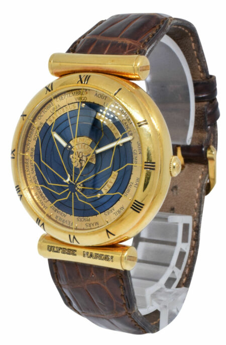 Ulysse Nardin Planeterium Copernicus 18k Yellow Gold Blue Dial 801-22