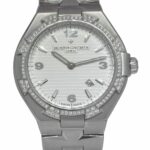 Vacheron Constantin Overseas Steel Diamond Ladies 34mm Watch 25750/D01A-9123