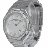 Vacheron Constantin Overseas Steel Diamond Ladies 34mm Watch 25750/D01A-9123