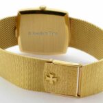 Vacheron Constantin Vintage Mens 18k Gold  Bracelet Watch Mechanical 7395