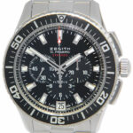 Zenith El Primero Stratos Flyback Chronograph Steel Mens Watch B/P 03.2060.405