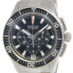 Zenith El Primero Stratos Flyback Chronograph Steel Mens Watch B/P 03.2060.405