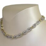 Namdar Infinity 15.00 ct Diamond 18k Yellow Gold Choker Necklace 14"