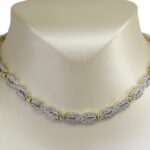 Namdar Infinity 15.00 ct Diamond 18k Yellow Gold Choker Necklace 14"