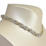 Namdar Infinity 15.00 ct Diamond 18k Yellow Gold Choker Necklace 14"