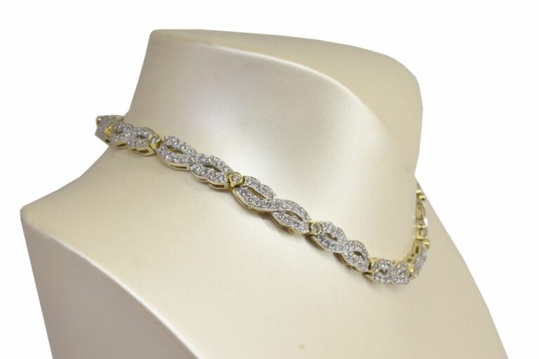 Namdar Infinity 15.00 ct Diamond 18k Yellow Gold Choker Necklace 14"