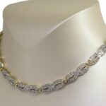 Namdar Infinity 15.00 ct Diamond 18k Yellow Gold Choker Necklace 14"