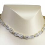 Namdar Infinity 15.00 ct Diamond 18k Yellow Gold Choker Necklace 14"