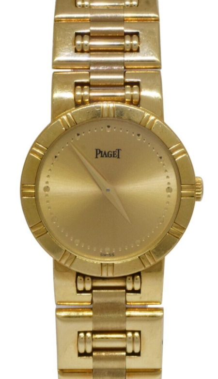 Piaget Dancer 18k Yellow Gold Champagne Ladies 23mm Quartz Watch 80563 K 81