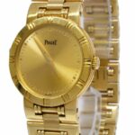 Piaget Dancer 18k Yellow Gold Champagne Ladies 23mm Quartz Watch 80563 K 81