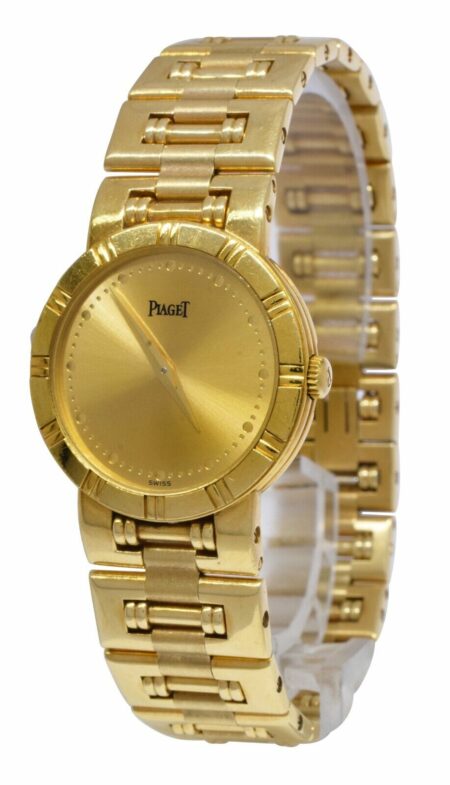 Piaget Dancer 18k Yellow Gold Champagne Ladies 23mm Quartz Watch 80563 K 81