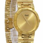 Piaget Dancer 18k Yellow Gold Champagne Ladies 23mm Quartz Watch 80563 K 81