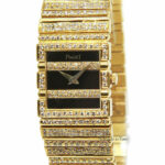 Piaget Ladies Polo 18k Yellow Gold Diamond Quartz Watch 8131 C 701