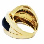 Ring Raima Contemporary Ladies 18k Gold 
Onyx 7.5