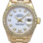 Rolex Datejust President 18k Yellow Gold Diamond Dial/Bezel 26mm Watch T 69178