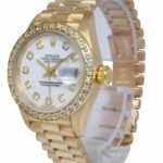 Rolex Datejust President 18k Yellow Gold Diamond Dial/Bezel 26mm Watch T 69178