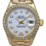 Rolex Datejust President 18k Yellow Gold Diamond Dial/Bezel 26mm Watch T 69178