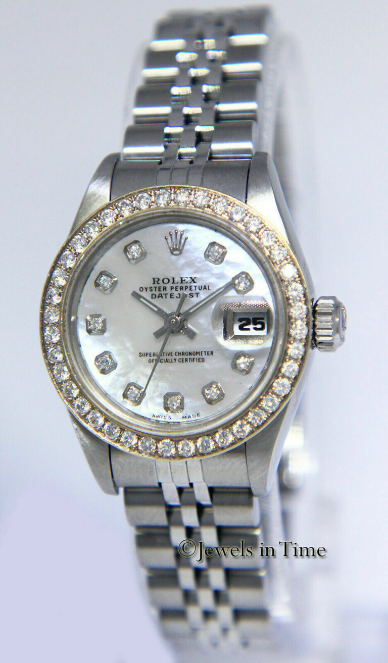 Rolex Datejust Steel MOP Diamond Dial/Bezel Ladies 26mm Watch T 69240