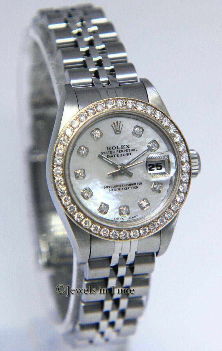 Rolex Datejust Steel MOP Diamond Dial/Bezel Ladies 26mm Watch T 69240