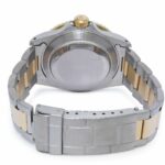 Rolex Submariner 18k Yellow Gold/Steel Serti Diamond/Sapphire 40mm Watch 16803