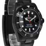 Rolex Submariner Date Black PVD Ceramic Bezel Mens 40mm Watch V 116610