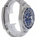 Rolex Submariner Date Steel Blue Dial Diamond 
Sapphire Watch 116610