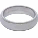 Tiffany 
Co. Platinum 6mm Wedding Band Ring Size 10.5