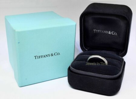 Tiffany & Co. Platinum 6mm Wedding Band Ring Size 10.5