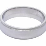 Tiffany 
Co. Platinum 6mm Wedding Band Ring Size 10.5