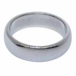 Tiffany 
Co. Platinum 6mm Wedding Band Ring Size 7.75