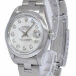 Rolex Datejust Steel MOP Diamond Dial Ladies 26mm Watch Y 79160